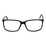 Andy Wolf Black Unisex Glasses Frame, acetate full-rim rectangular design with demo lenses.