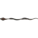 Dolce & Gabbana Silver Brass Crystal Spilla Serpente Mens Brooch Pin SMY10788