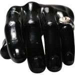 Dolce & Gabbana Silver Tone Engraved Two Color Real Brass Ring SMY11232-62