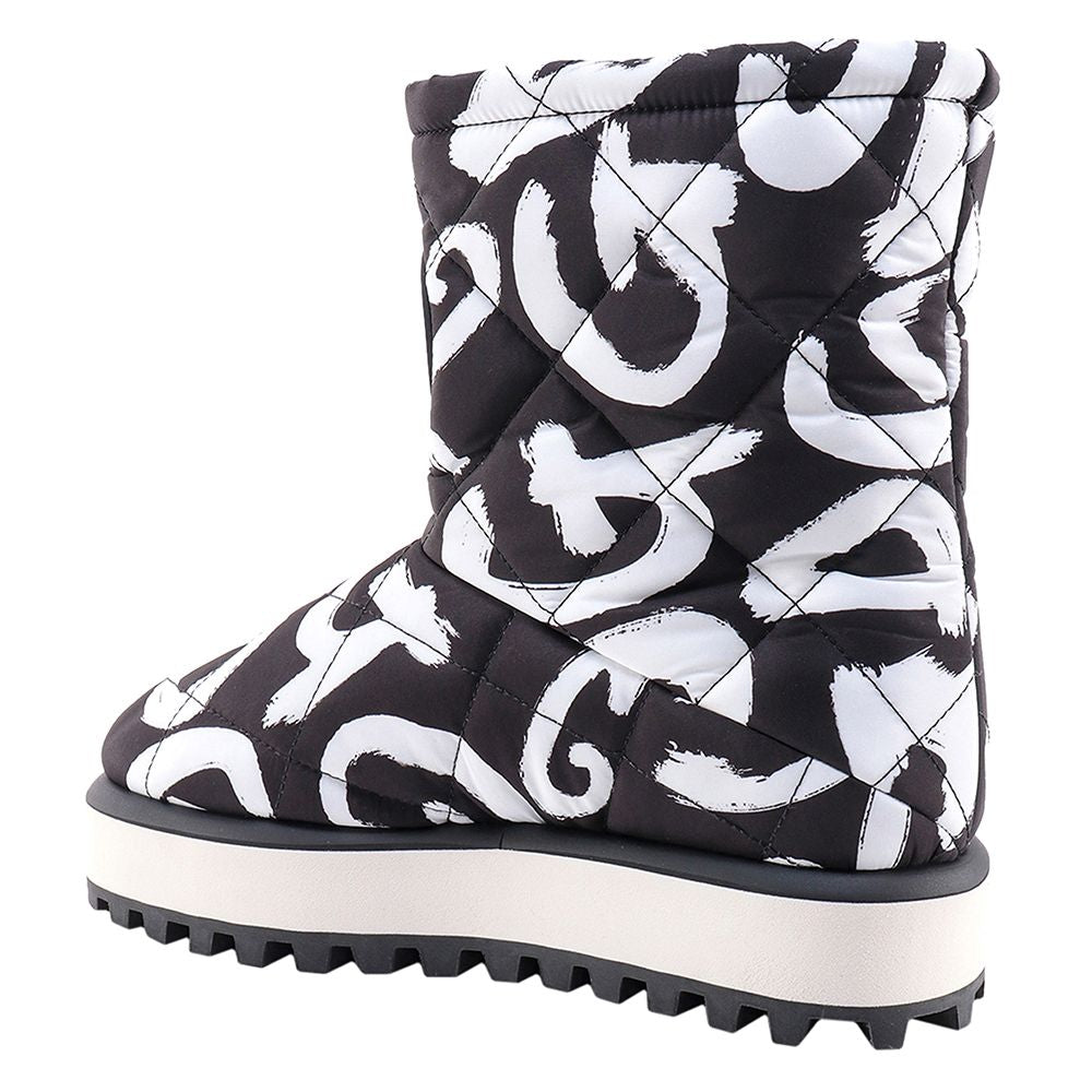 Dolce & Gabbana Black Nylon Men Boot