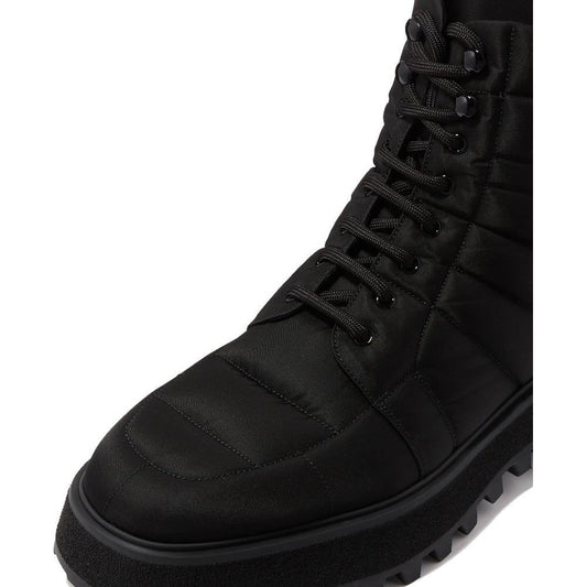 Dolce & Gabbana Black Nylon Men Boot
