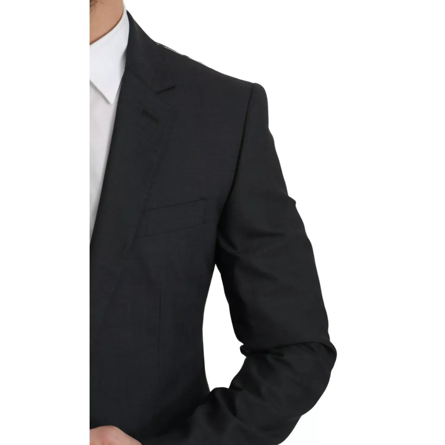 Dolce & Gabbana Slim Fit MARTINI Wool Gray Suit