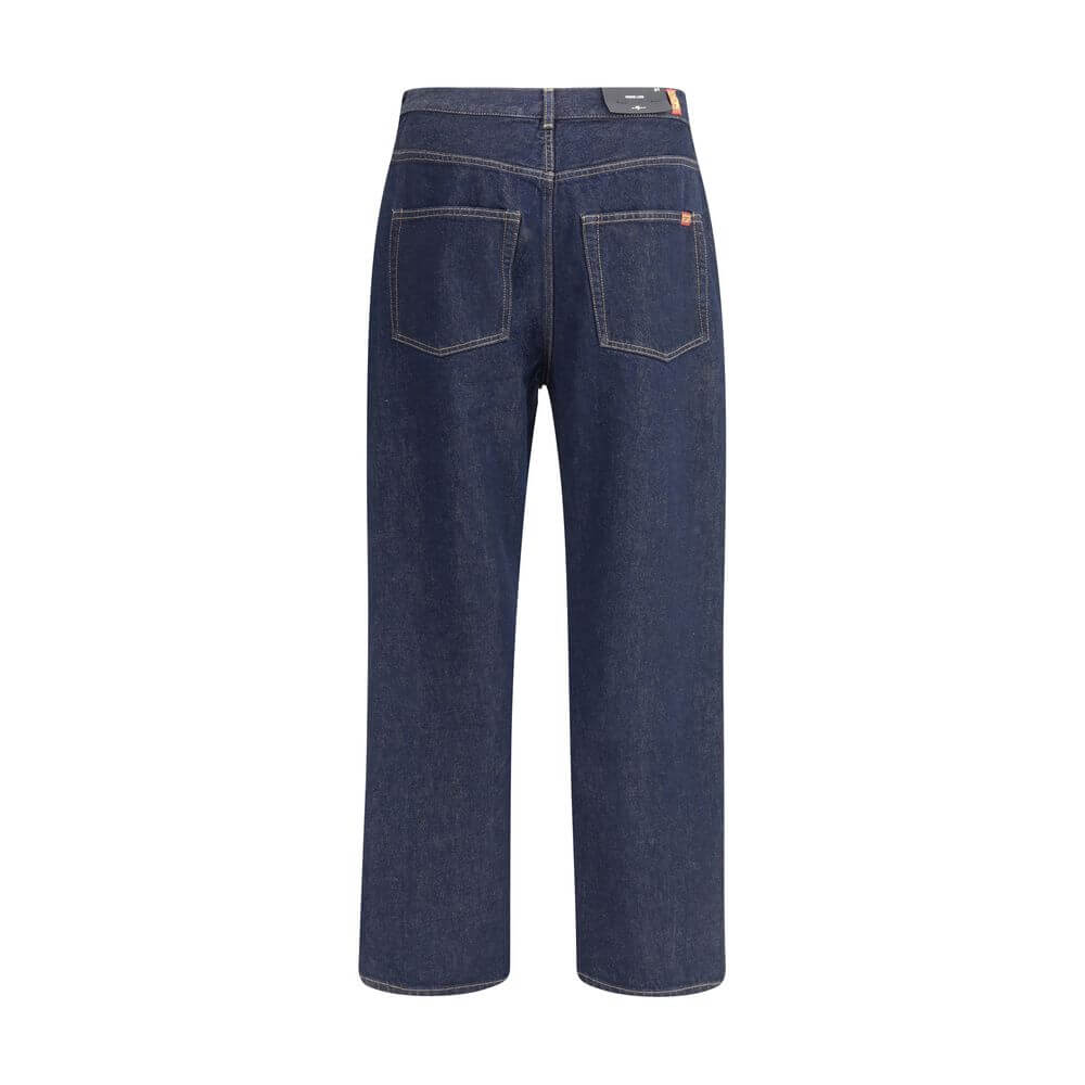 7FOR Blue Cotton Jeans Denim