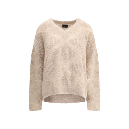 Giorgio Armani Cream Cashmere Cashmere Sweater