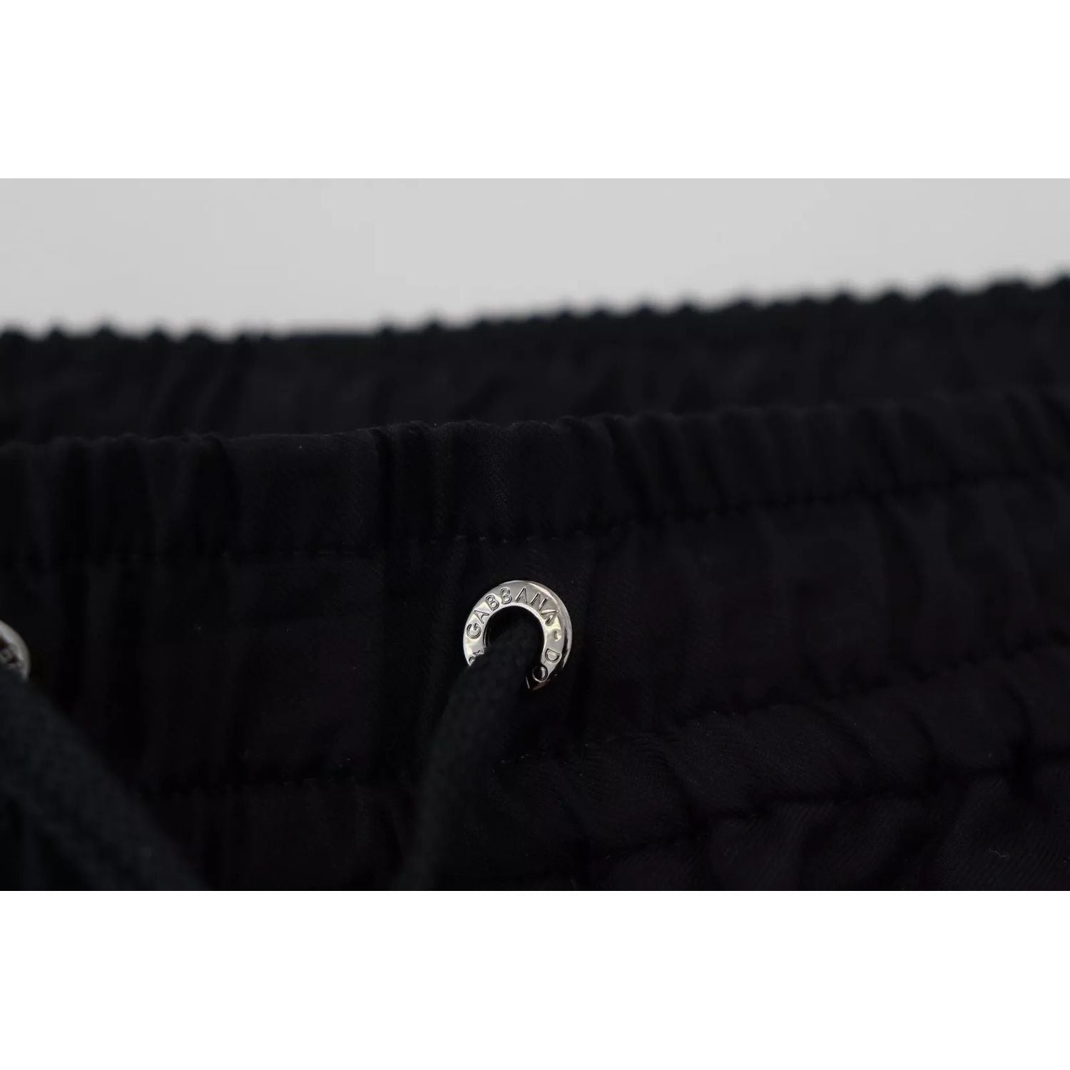 Dolce & Gabbana Black Jogger Wool Jogging Trouser