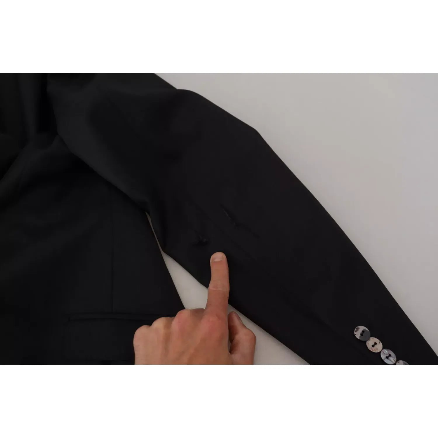 Dolce & Gabbana Melange Grey Wool 2 Piece MARTINI Suit