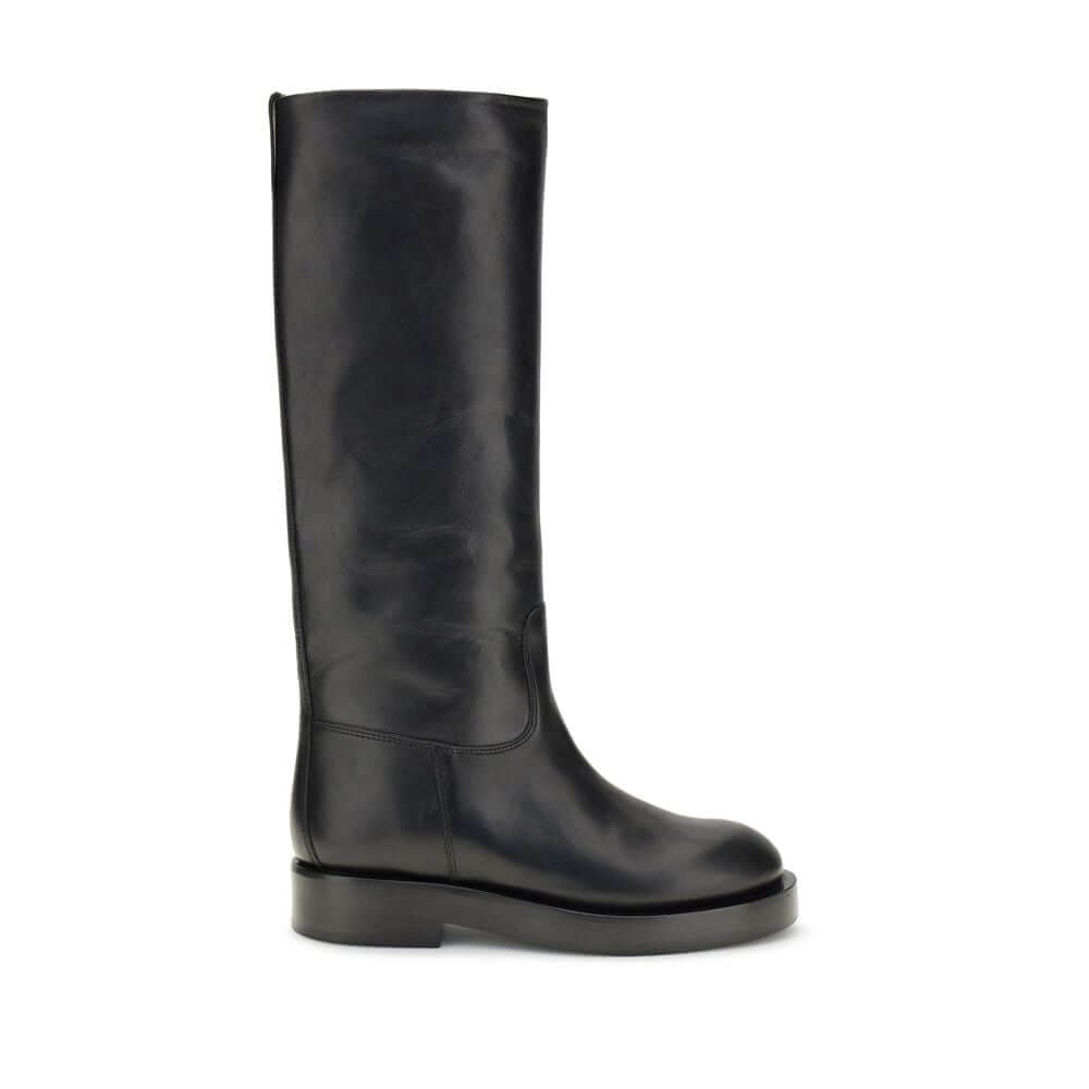 Paris Texas Black Leather Boots
