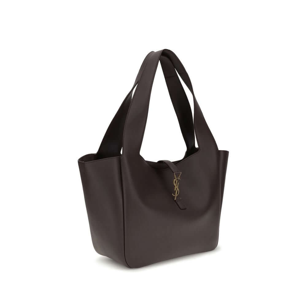 Saint Laurent Brown Lamb Ovis Aries Aries Shoulder Bag