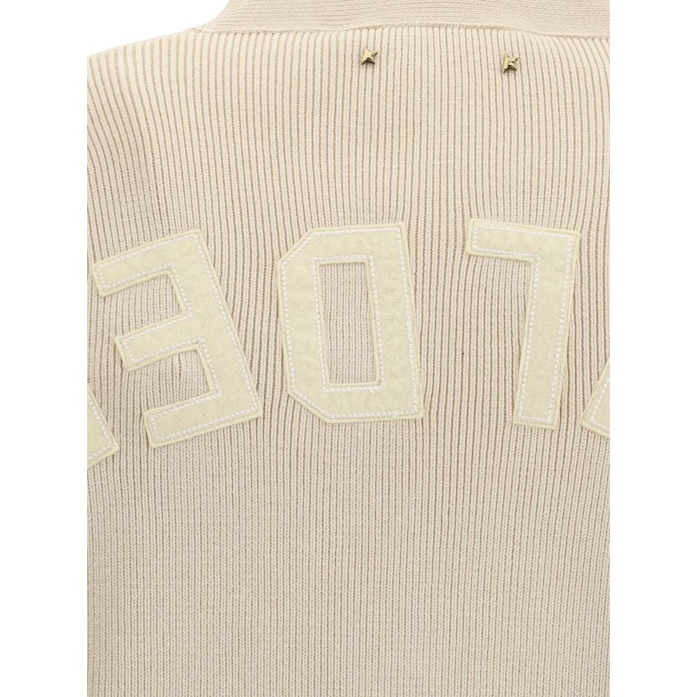 Golden Goose Cream Cotton Cardigan