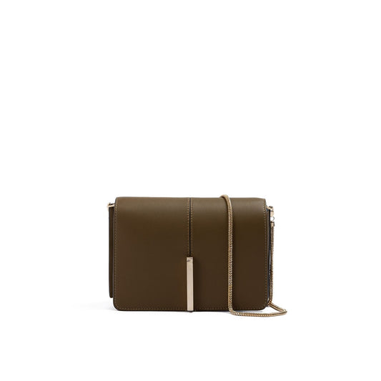 Giada Olive Green Leather Crossbody Bag GI300725-3
