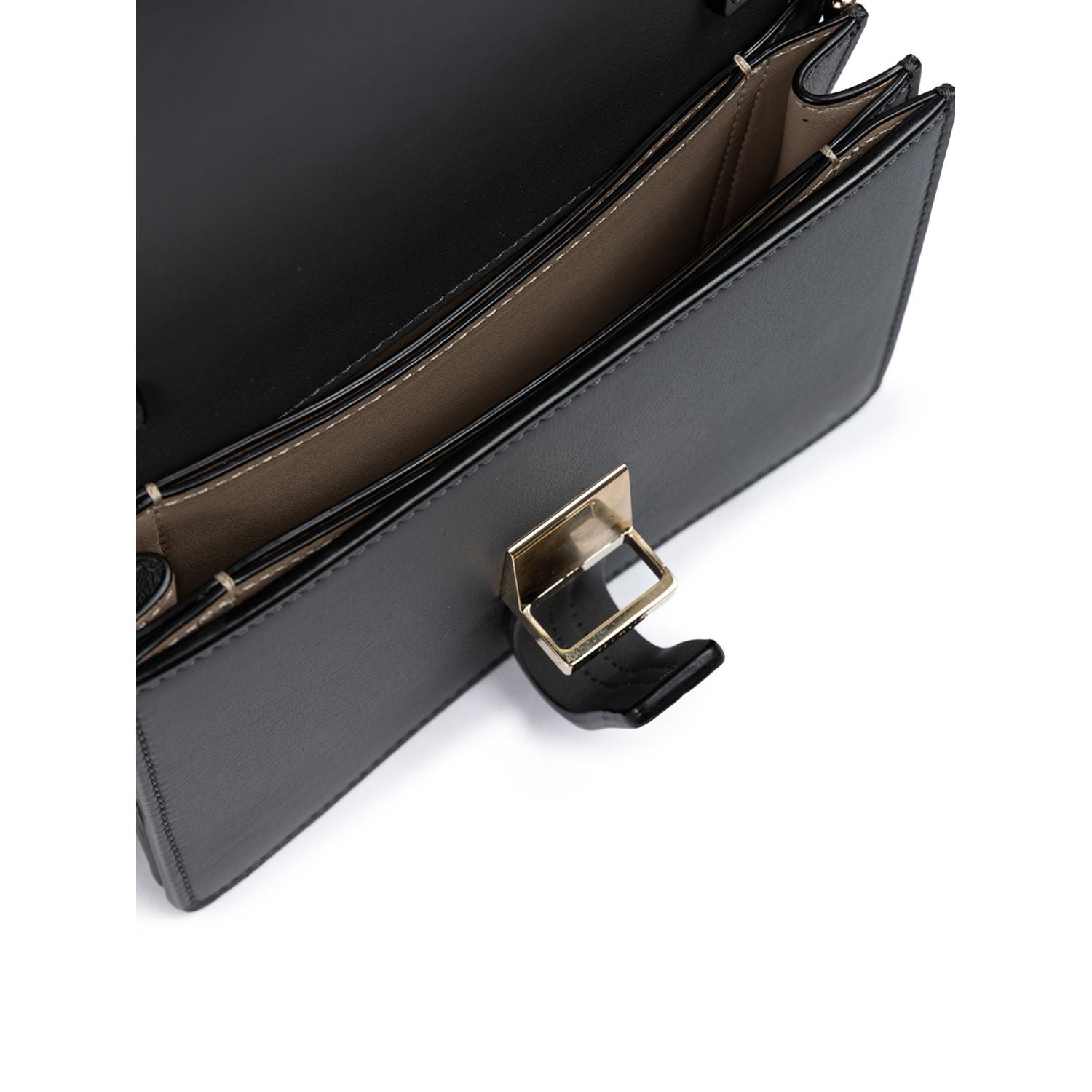 Giada Dark Grey Leather Clutch Bag
