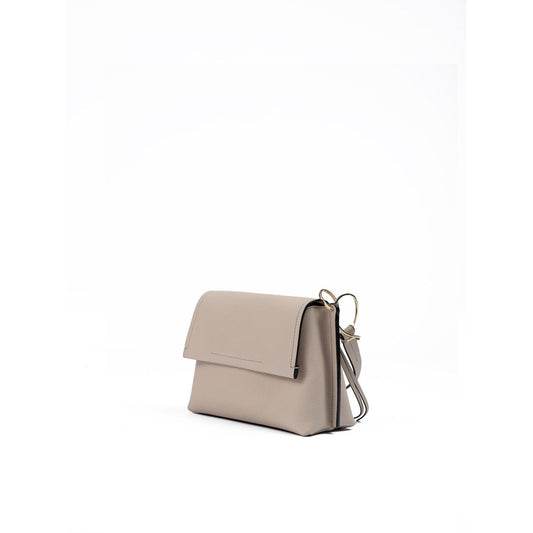 Giada Beige Grained Leather Crossbody Bag GI300725-10