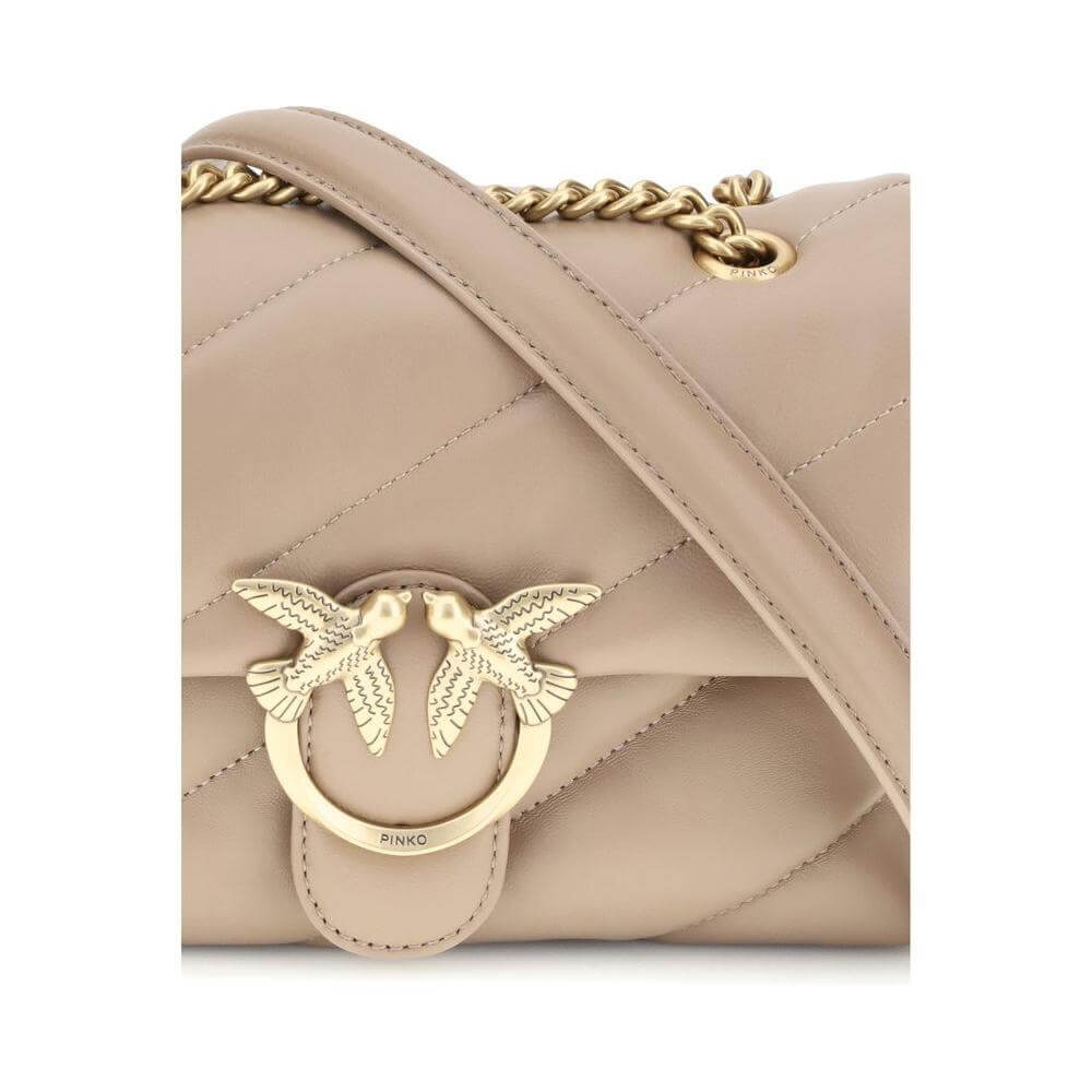 PINKO Multicolor Calf Leather Bos Taurus Shoulder Bag