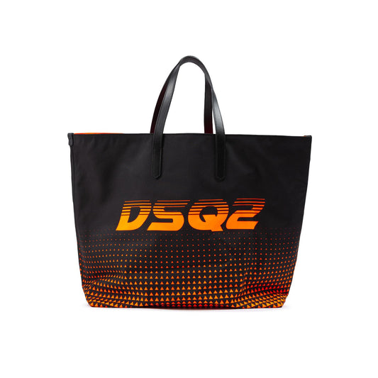 Dsquared² Bicolour Polyester Logo Shopping Bag DS210825-2