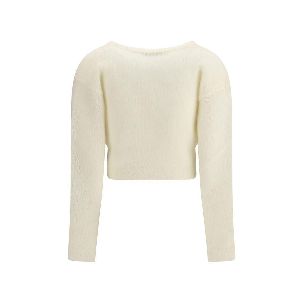 Alessandra Rich Mohair Cardigan with embroidery AL-FABX41839001-IT38 | S