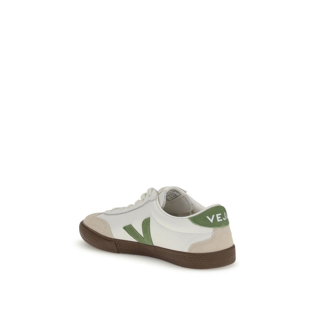 Veja White Leather Low Top Sneakers