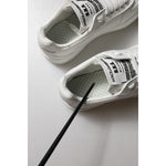 Dolce & Gabbana White Miami Leather Low Top Sneakers Shoes with branded insoles