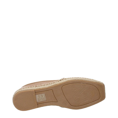 Max Mara Brown Leather Espadrilles