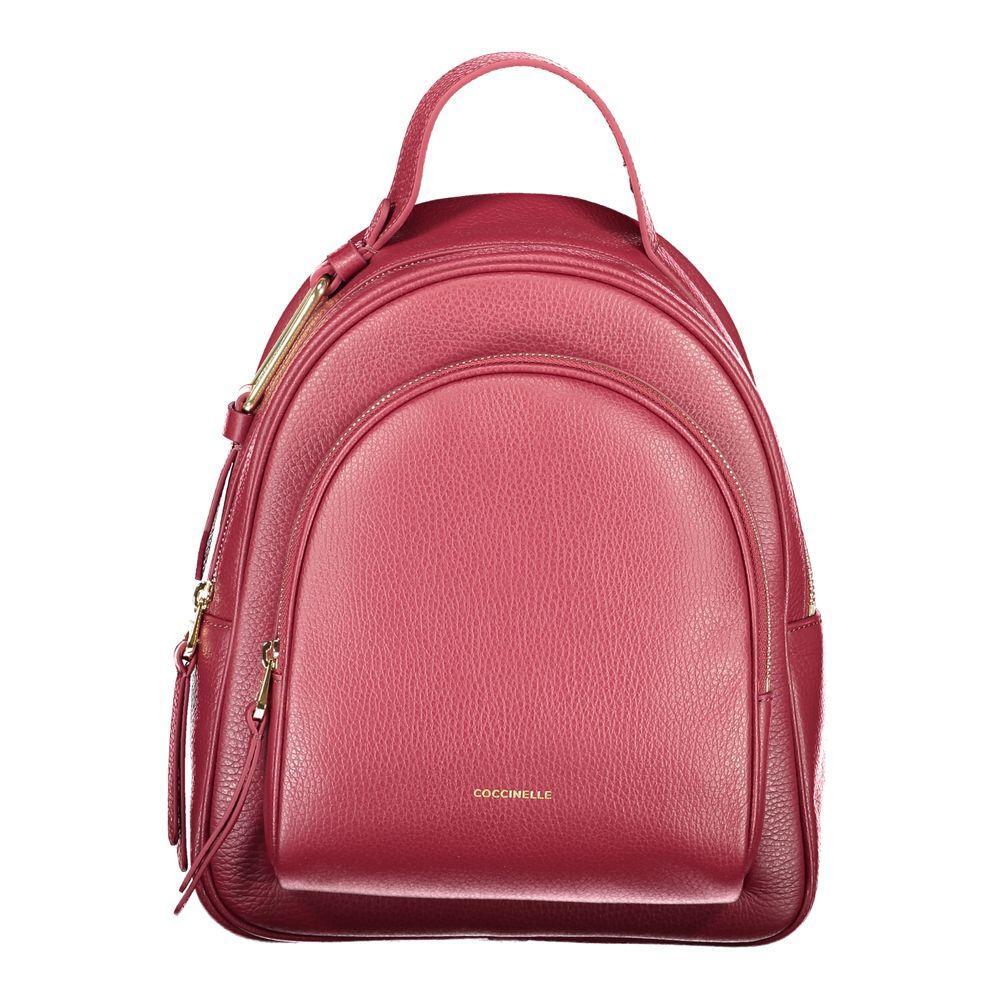 Front view with bag zipped and handles upright.