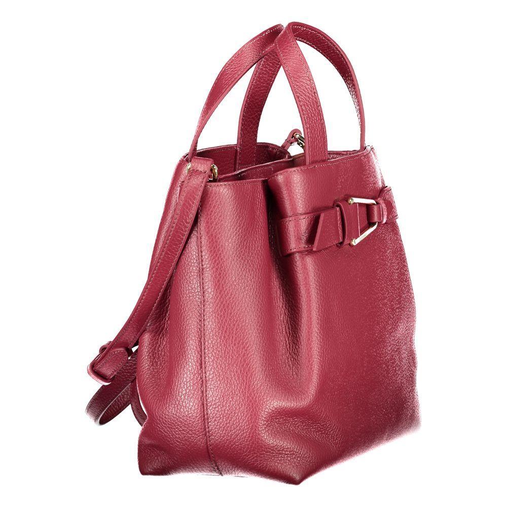 Front view with bag zipped and handles upright.