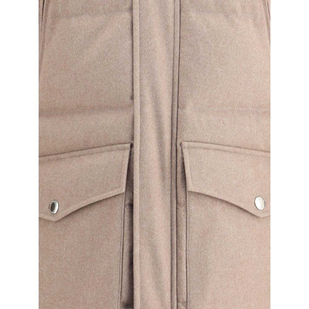 Brunello Cucinelli Cashmere Down Jacket BR-MM4701823CBK06-M