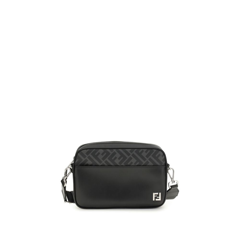 Fendi Black Leather Shoulder Bag