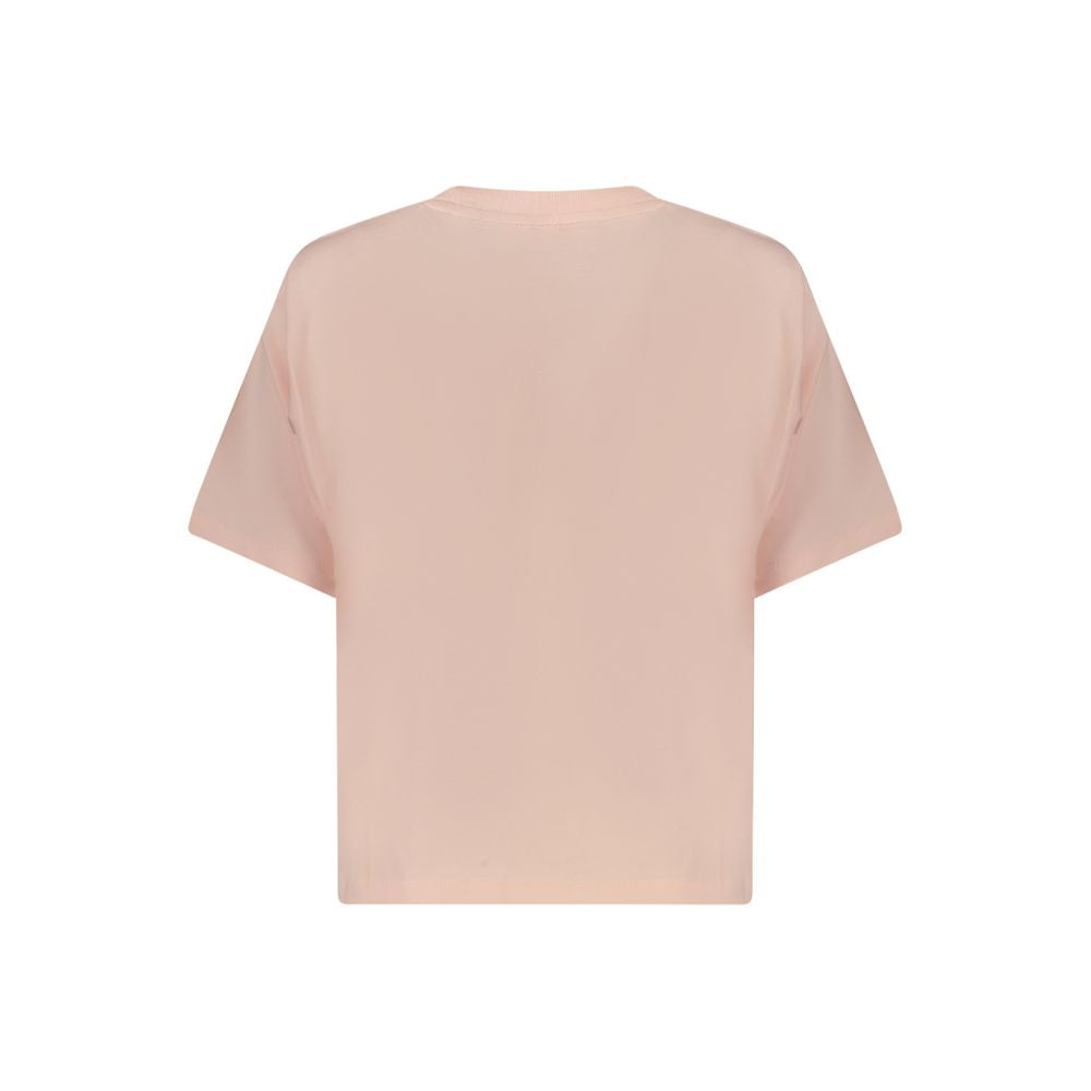 Guess Jeans Pink Cotton Women T-Shirt GU-39567-S