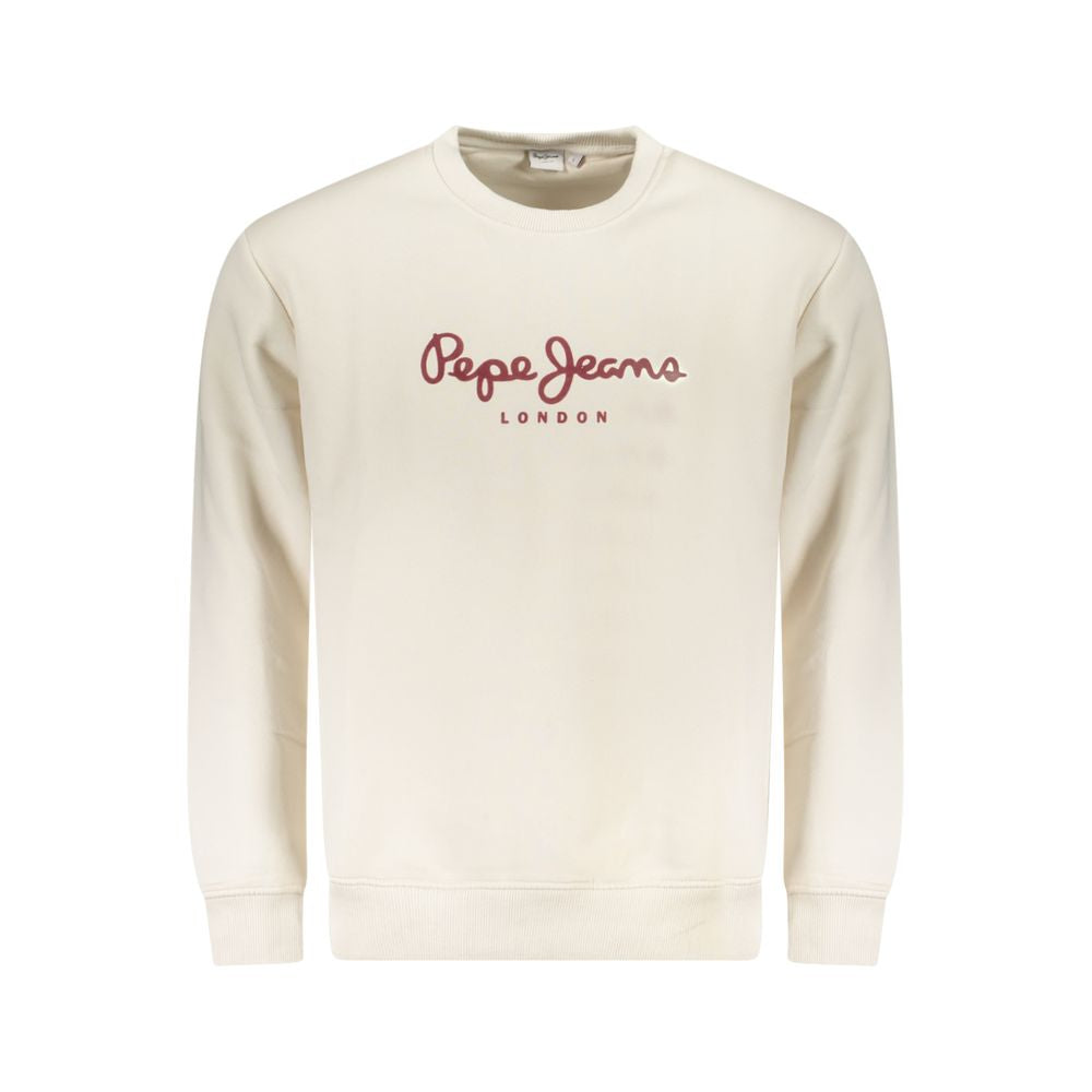 Pepe Jeans White Cotton Men Sweater