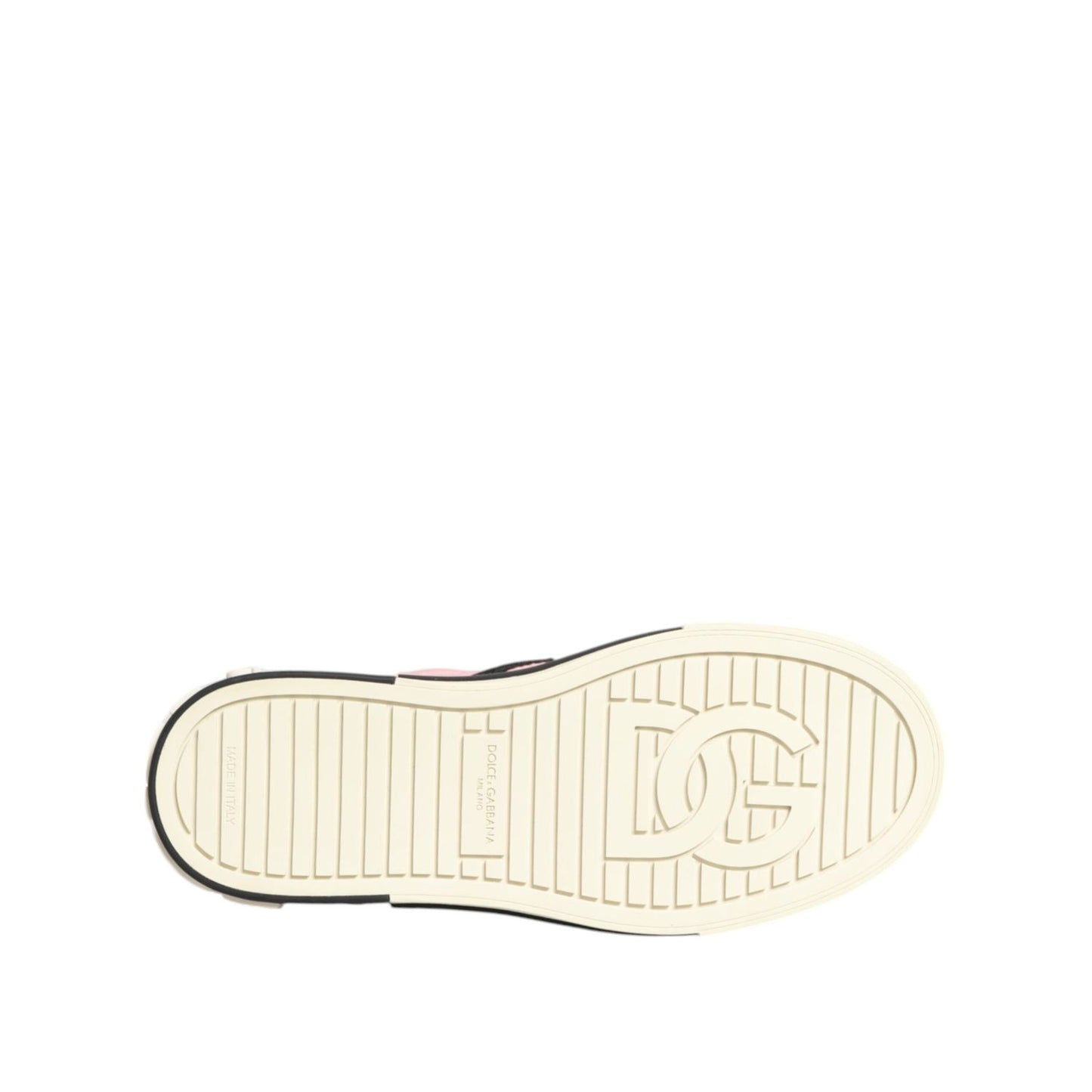 Dolce & Gabbana Pink Quilted Nylon Slip-On Sneaker Shoes