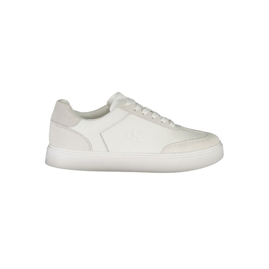 Calvin Klein White Leather Men Sneaker