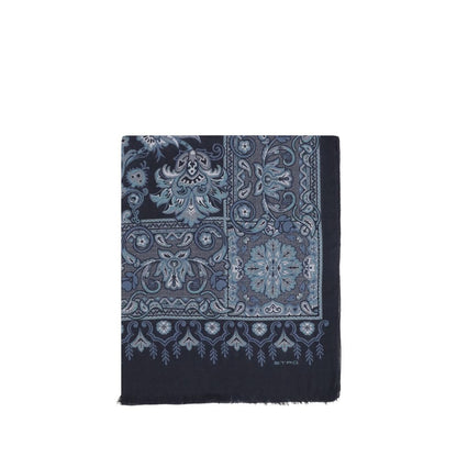 Etro Blue Modal Scarf