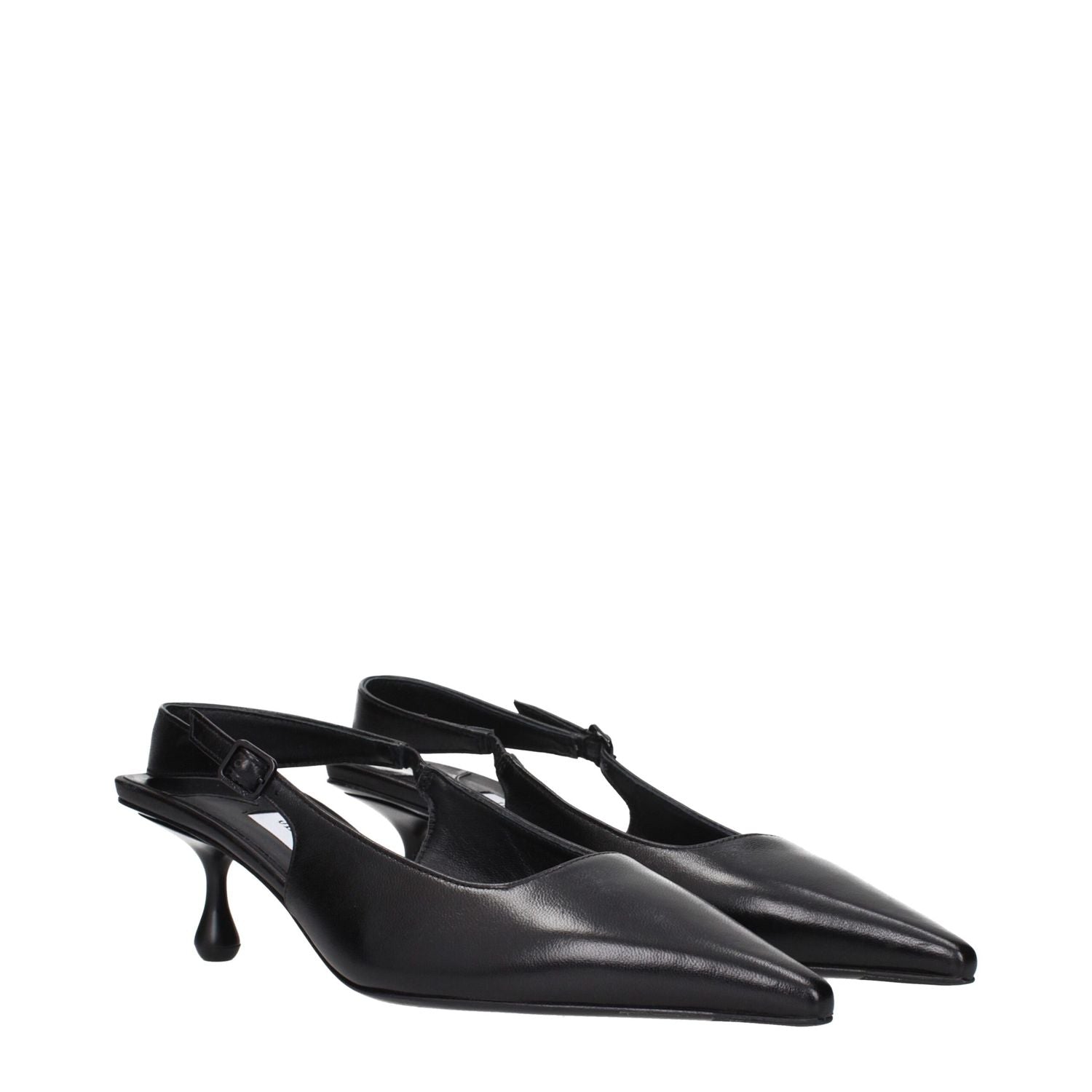 Jimmy Choo Black Leather Sandals