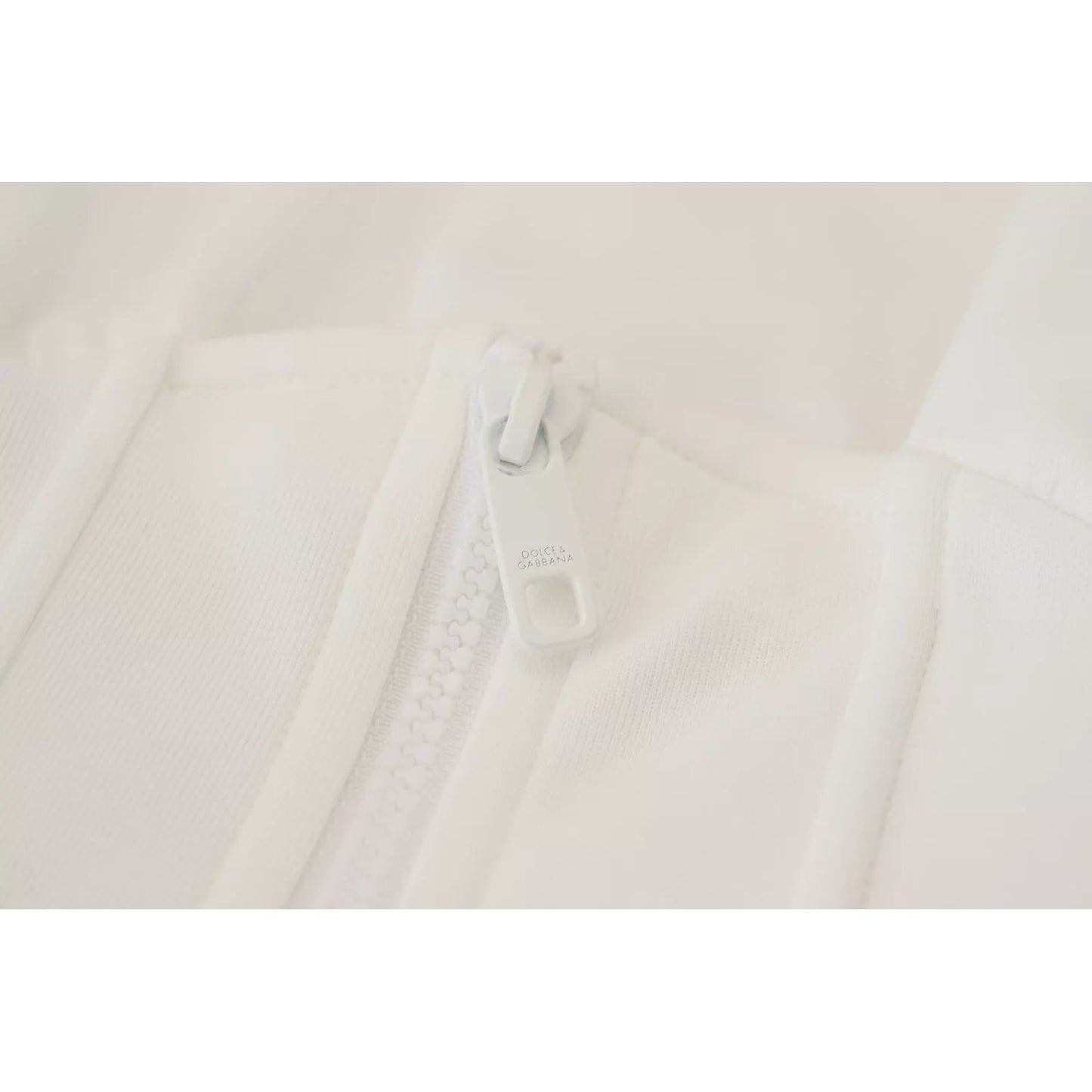 Dolce & Gabbana White Cotton Corset Stretch Top  T-shirt