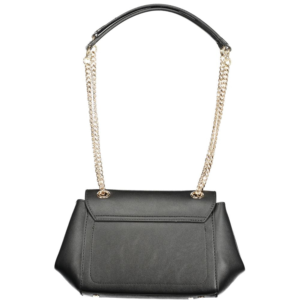 Front view with bag zipped and handles upright.