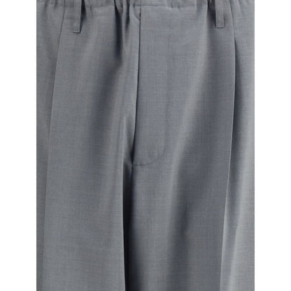 Magliano Gray Polyester Casual Pants