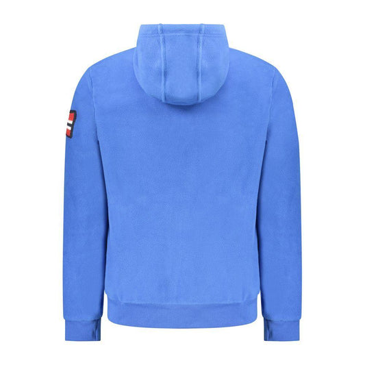 Norway 1963 Blue Polyester Men Sweater NO-39656-S