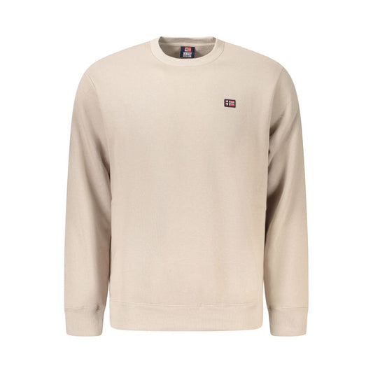 Norway 1963 Beige Cotton Men Sweater NO-39674-S