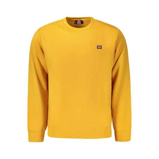 Norway 1963 Yellow Cotton Men Sweater NO-39681-S