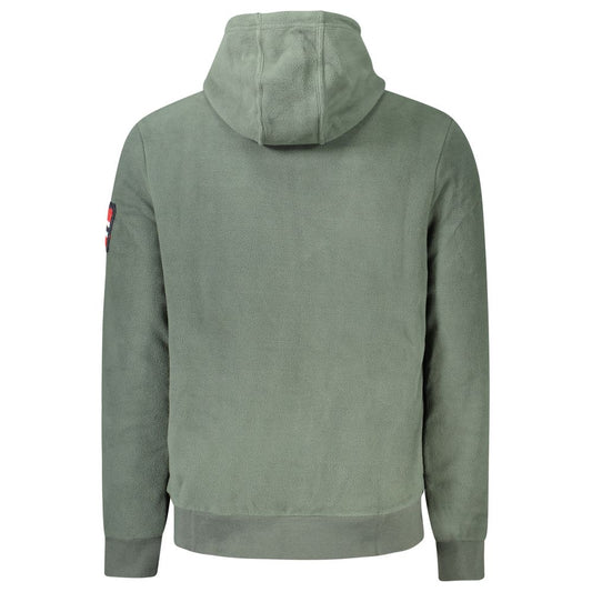 Norway 1963 Green Polyester Men's Hooded Sweater NO-39670-S