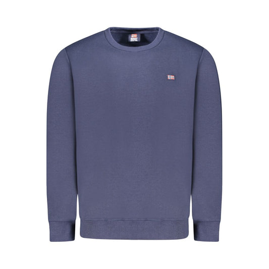 Norway 1963 Blue Cotton Men Sweater NO-39693-S