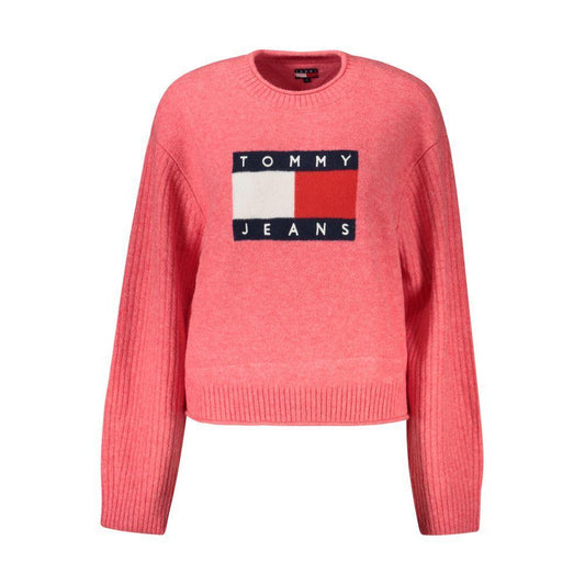 Tommy Hilfiger Pink Wool Women Sweater TO-39711-XS