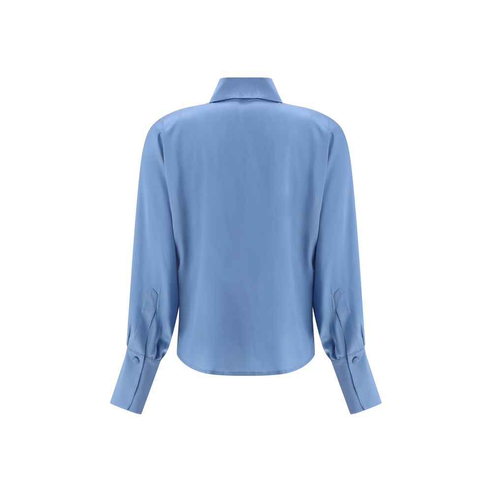 Crida Milano Light Blue Silk Shirt