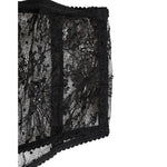 Dolce & Gabbana Black Lace Polka Dot Mesh High Waist Underwear close-up detail