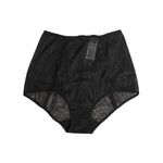 Dolce & Gabbana Black High Waist Mesh Sheer Shapewear Underwear with DG logo, elegant and comfortable Italian-made briefs