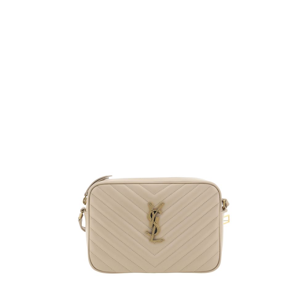 Saint Laurent Beige Calf Leather Bos Taurus Shoulder Bag