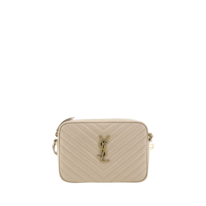 Saint Laurent Beige Calf Leather Bos Taurus Shoulder Bag