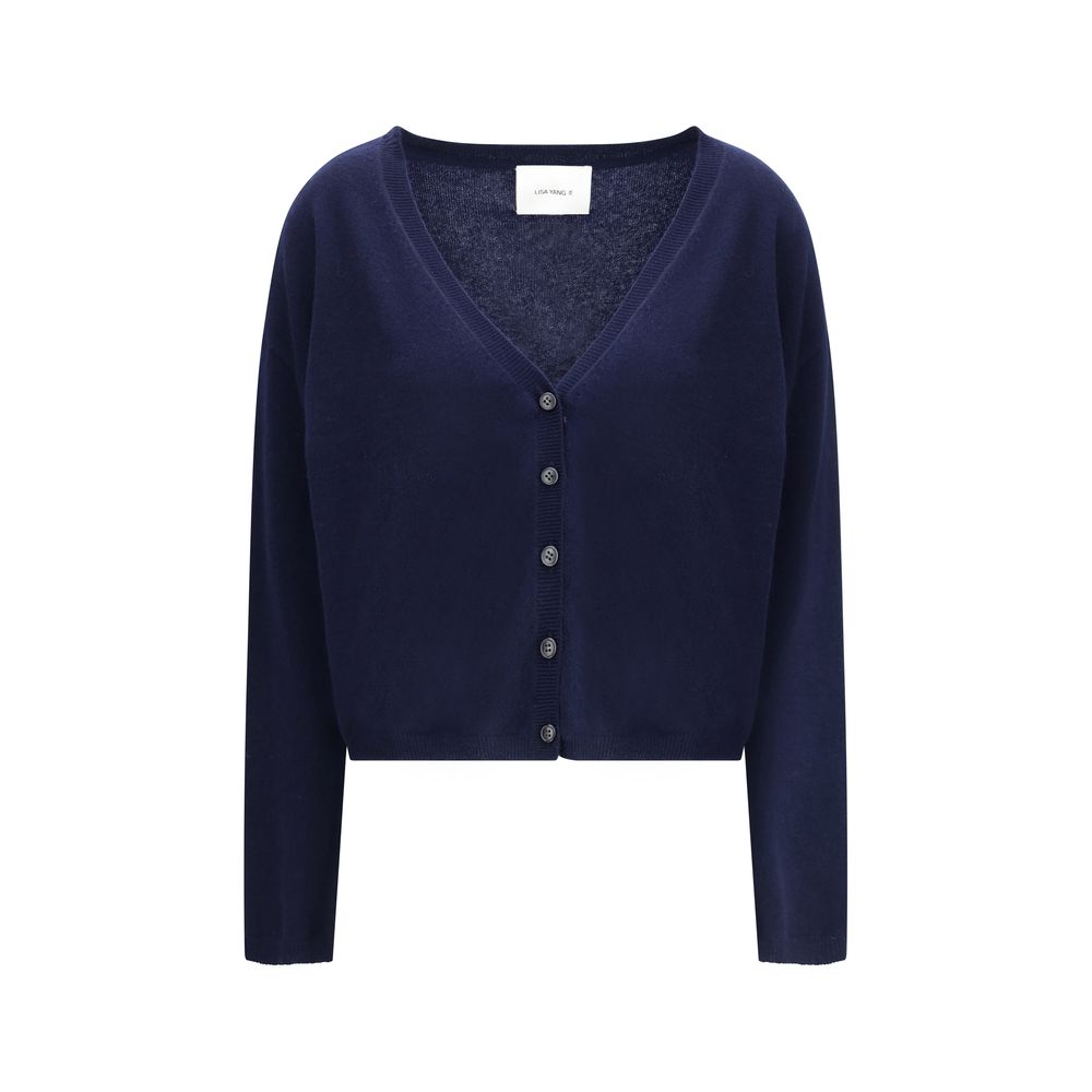 Lisa Yang Blue Cashmere Cardigan