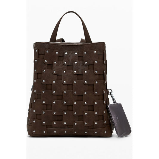 Desigual Brown Polyethylene Women Backpack DE-39790