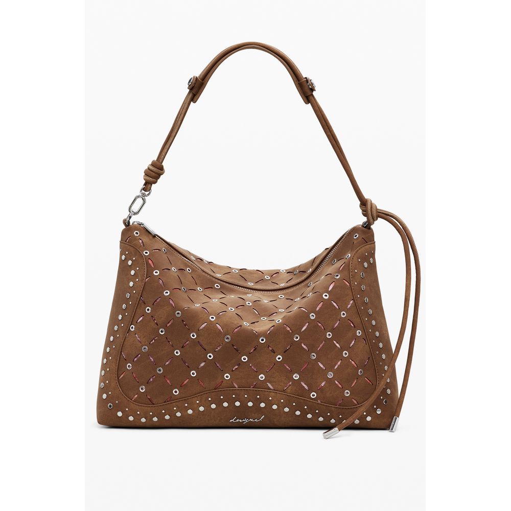 Desigual Brown Polyethylene Women Handbag