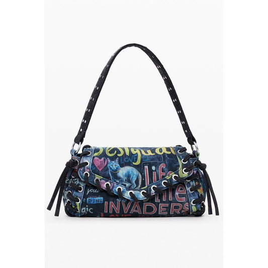 Desigual Blue Cotton Women Handbag DE-39833